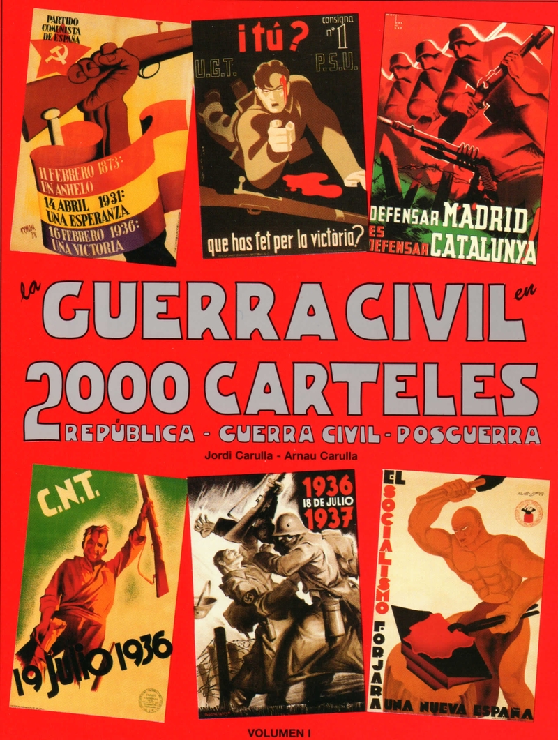 GUERRA CIVIL EN 2000 CARTELES 1 VOL: portada