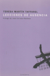 LECCIONES DE AUSENCIA + CD: portada