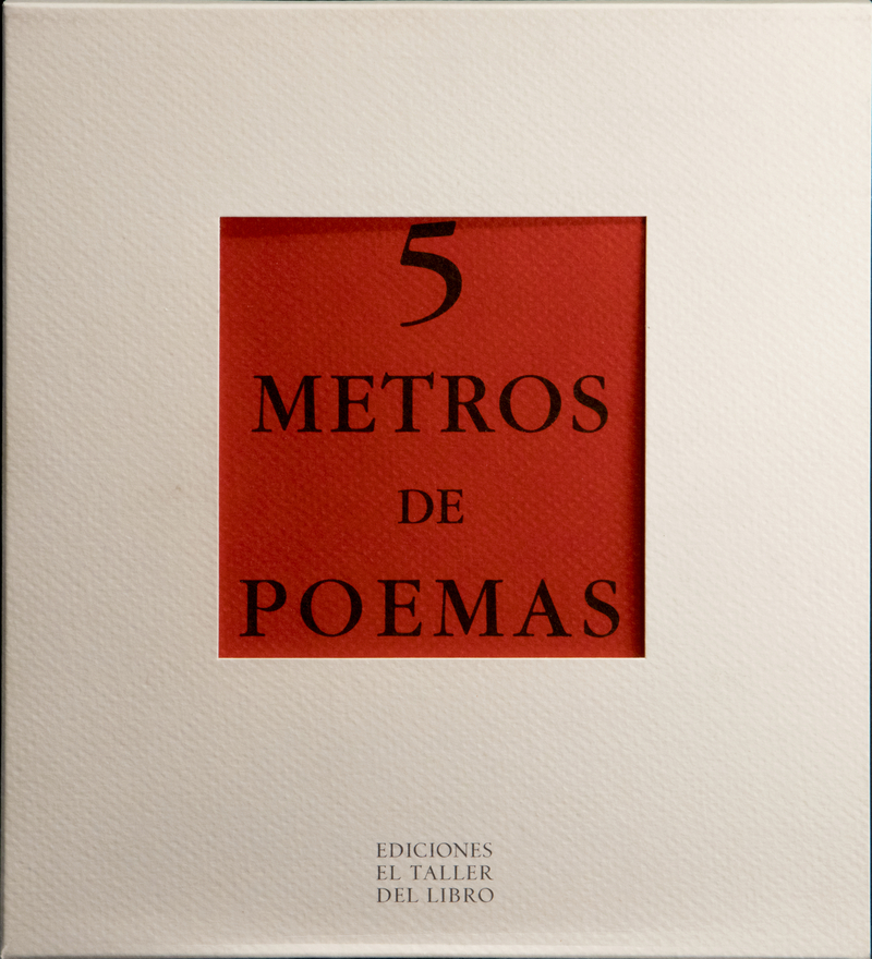 5 Metros de poemas: portada