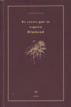 TE CREES QUE ESPERA RIMBAUD: portada