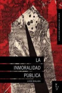 LA INMORALIDAD PUBLICA: portada