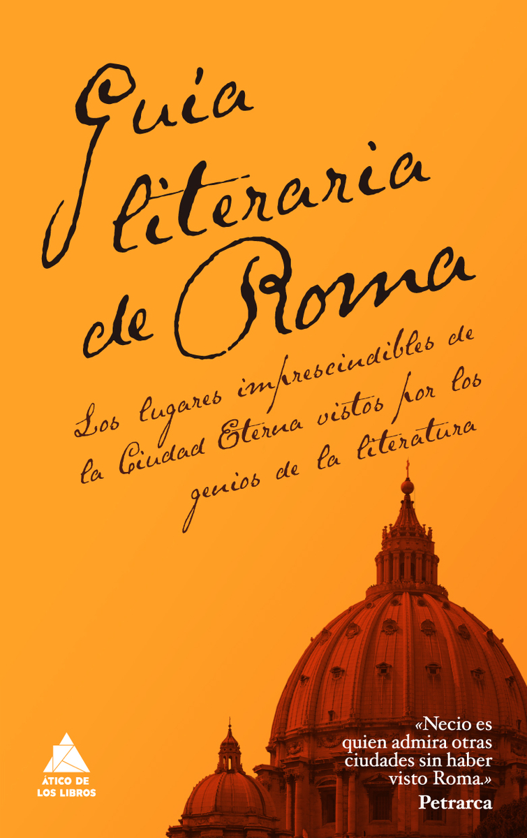 Guía literaria de Roma: portada