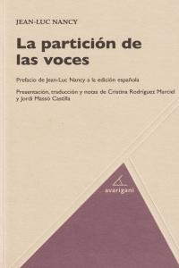 La partición de las voces: portada