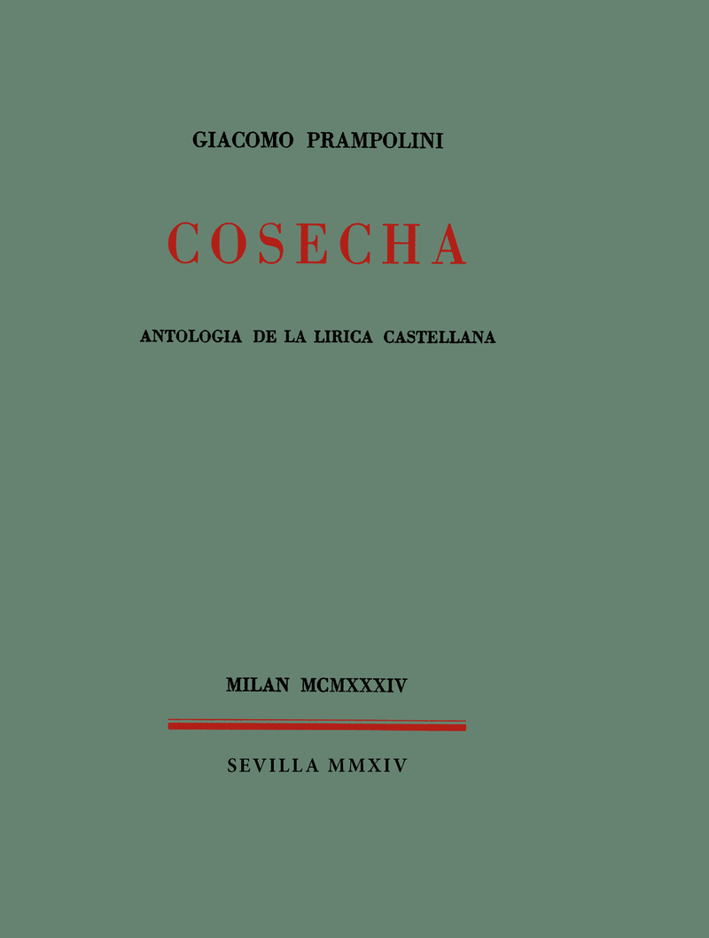 Cosecha: portada