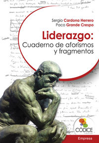 Liderazgo: Cuaderno de aforismos y fragmentos: portada