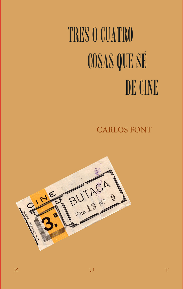 TRES O CUATRO COSAS QUE SÉ DE CINE: portada