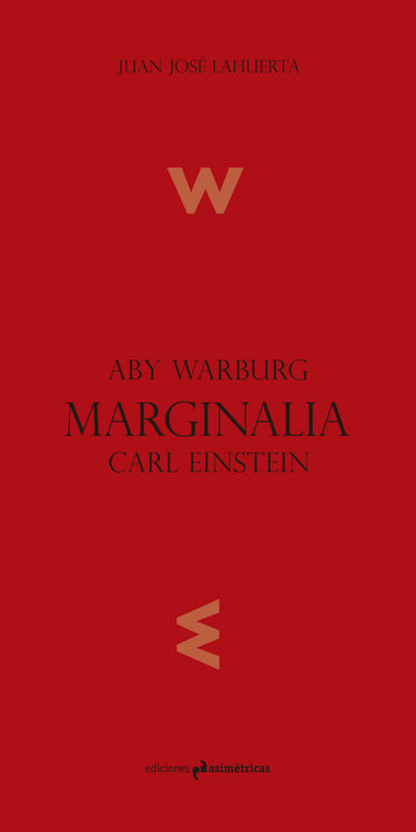 MARGINALIA. ABY WARBURG, CARL EINSTEIN: portada