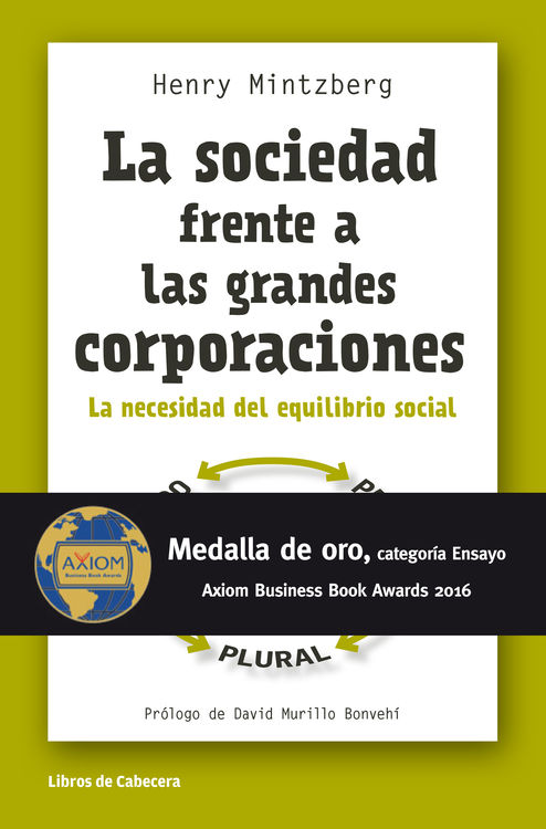 LA SOCIEDAD FRENTE A LAS GRANDES CORPORACIONES: portada