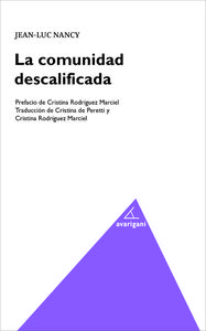 La comunidad descalificada: portada