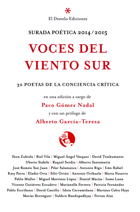 Voces del viento sur: portada