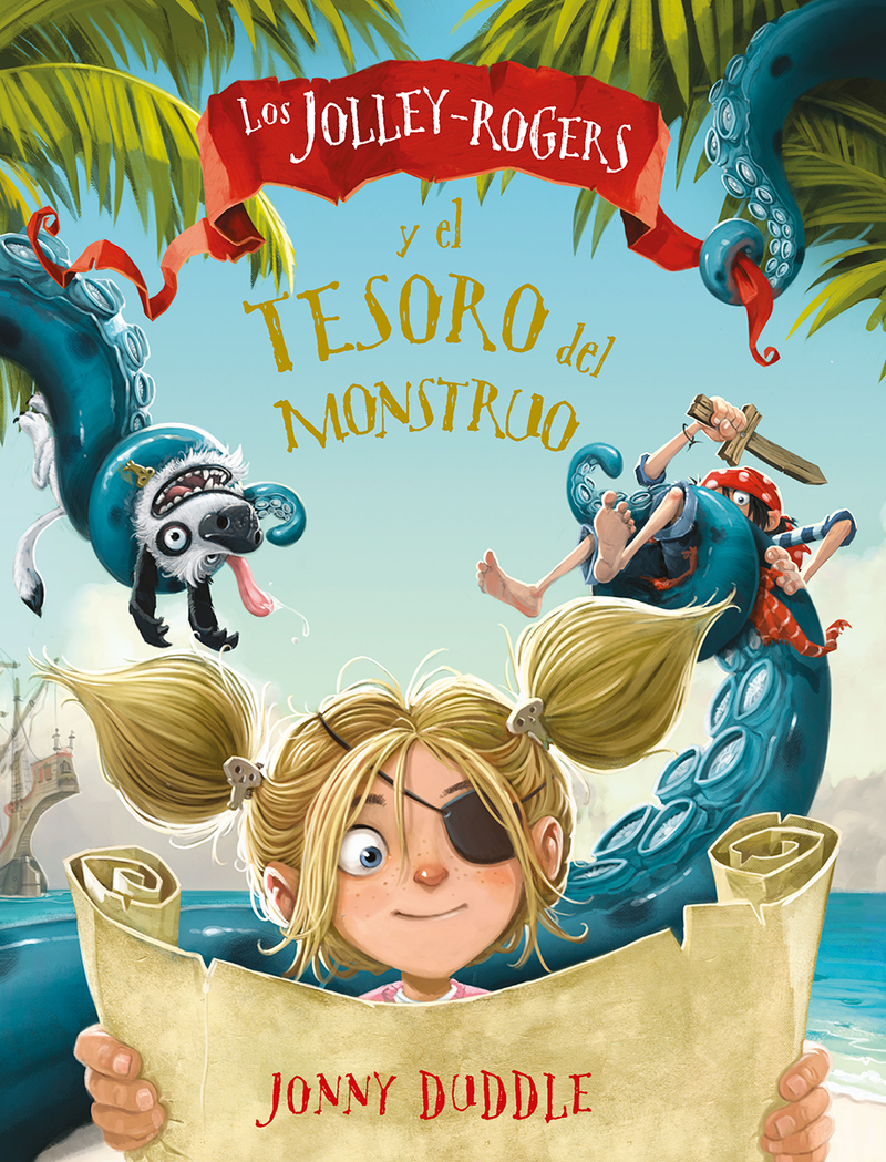 Los Jolley-Rogers y el tesoro del monstruo: portada