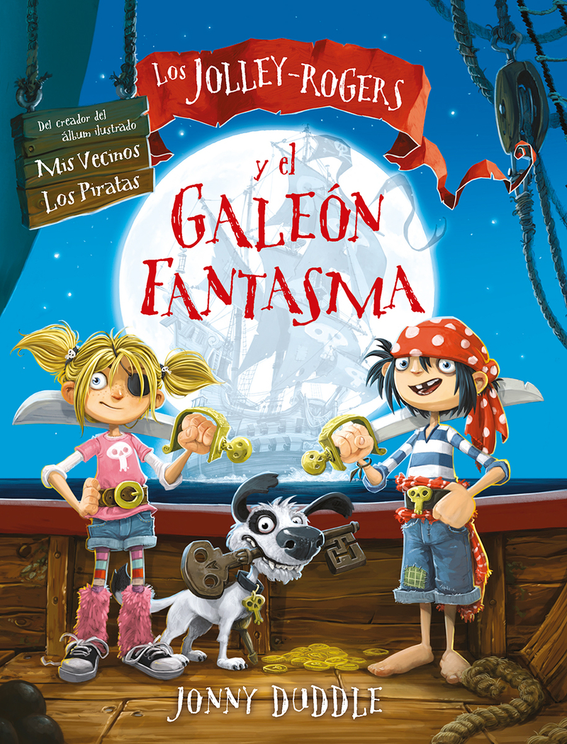 Los Jolley-Rogers y el galen fantasma: portada