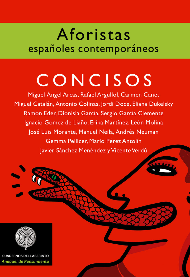 CONCISOS. Aforistas espaoles contemporneos: portada