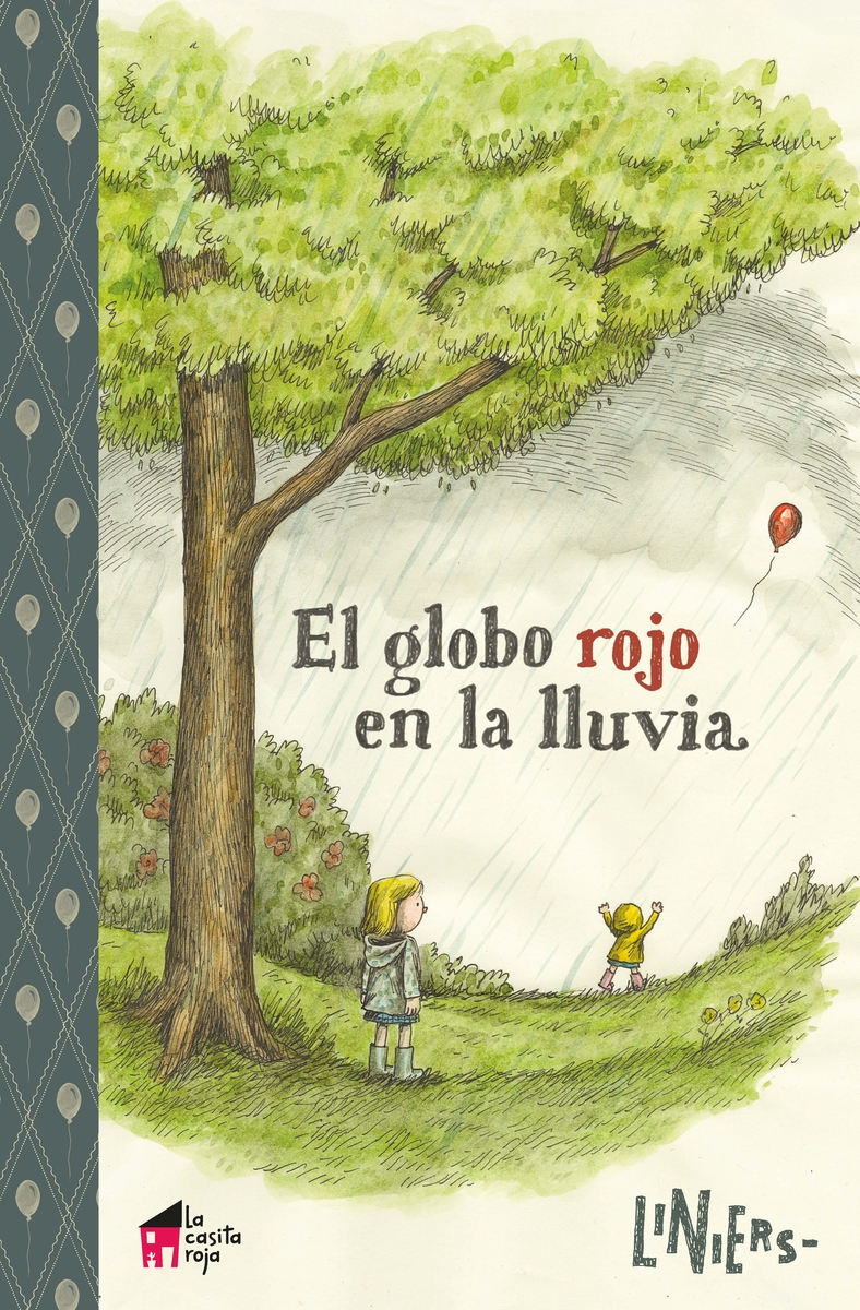 El globo rojo en la lluvia: portada