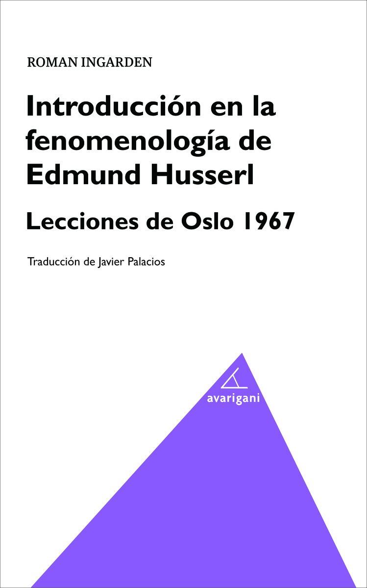 Introduccin en la fenomenologa de Edmund Husserl.: portada