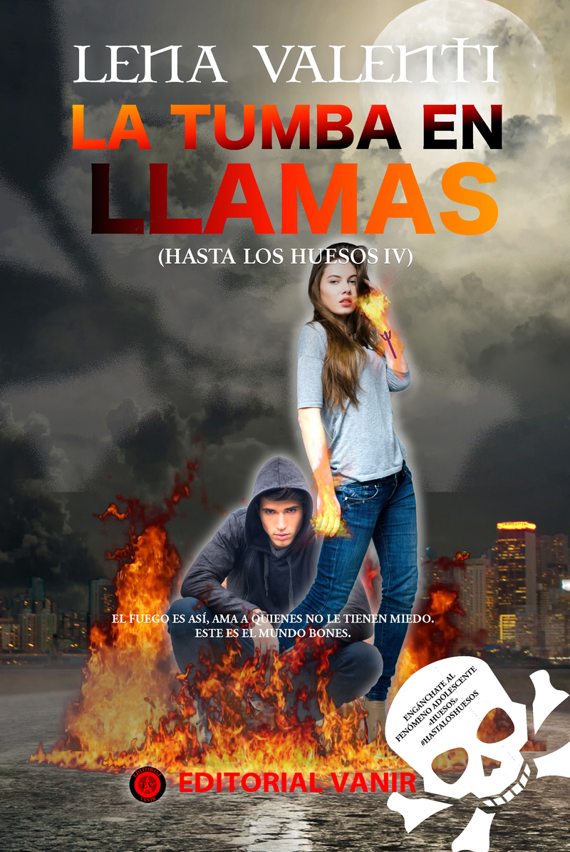 LA TUMBA EN LLAMAS: portada