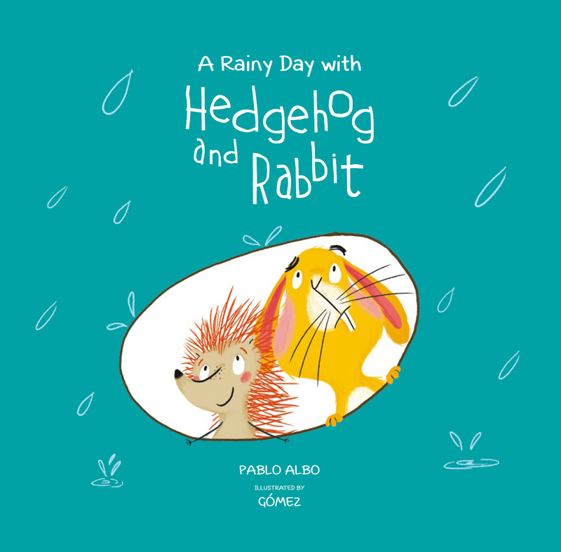 A Rainy Day with Hedgehog and Rabbit: portada