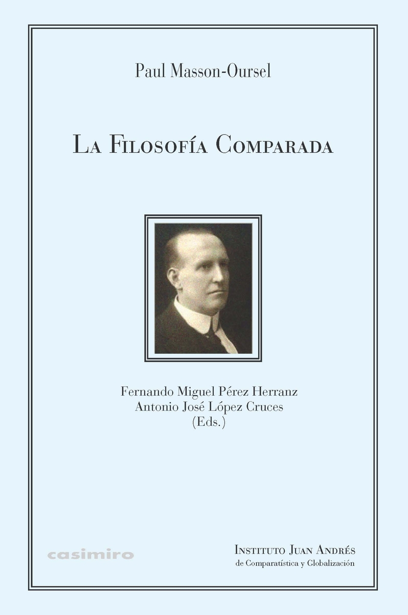 La filosofía comparada: portada