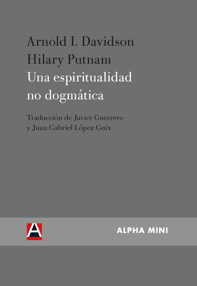 UNA ESPIRITUALIDAD NO DOGMATICA: portada