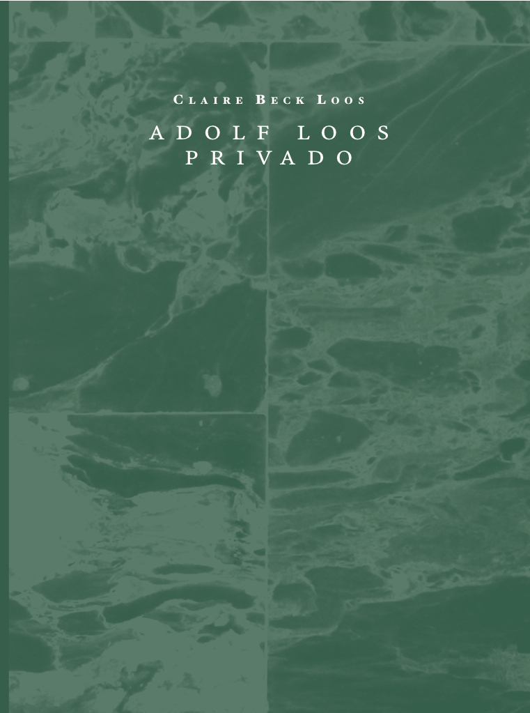 Adolf Loos privado: portada