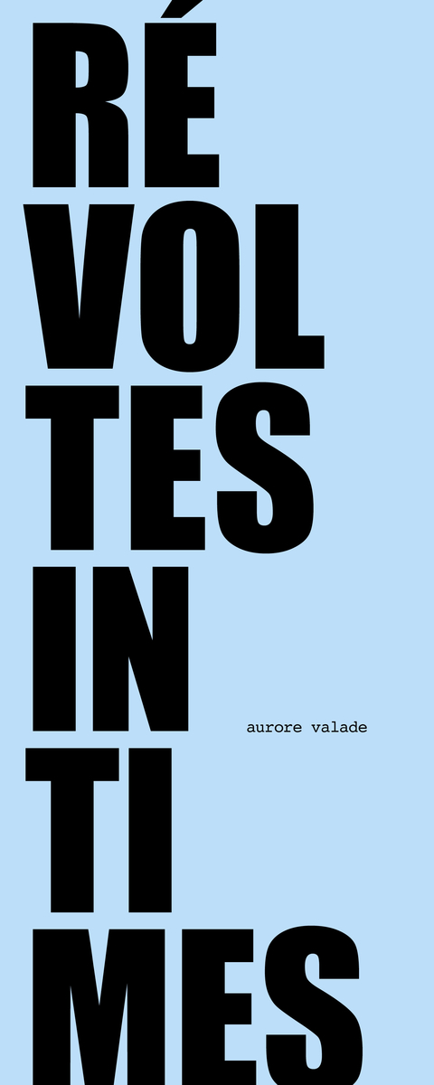 RÉVOLTES INTIMES: portada