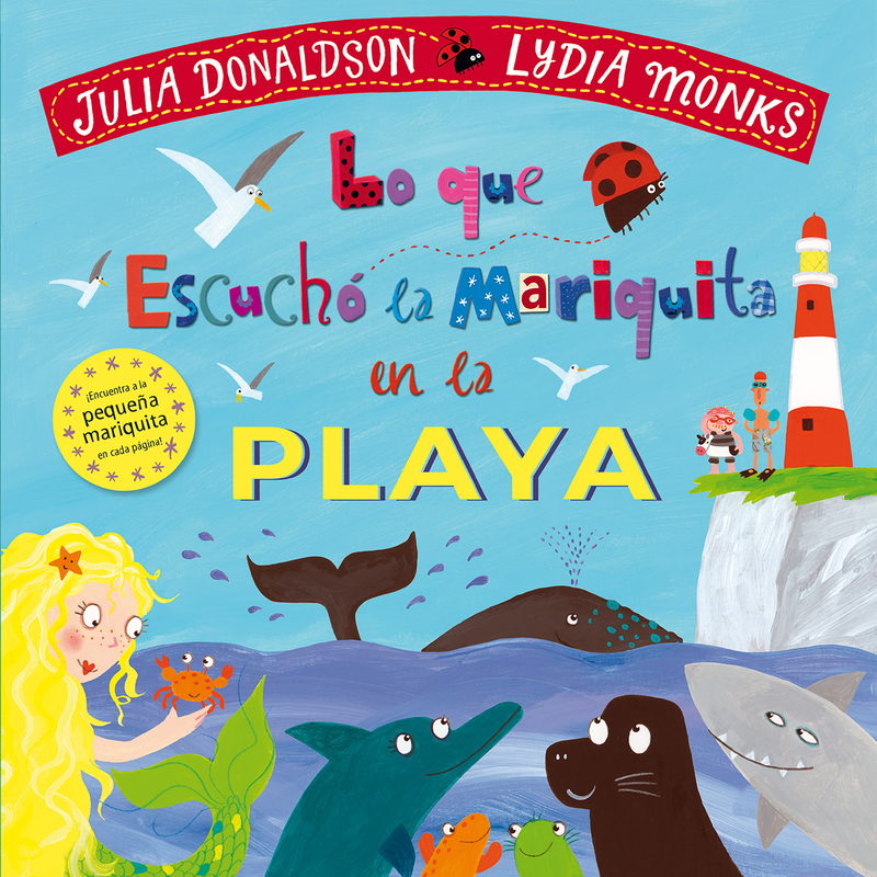 Lo que escuchó la mariquita en la playa: portada