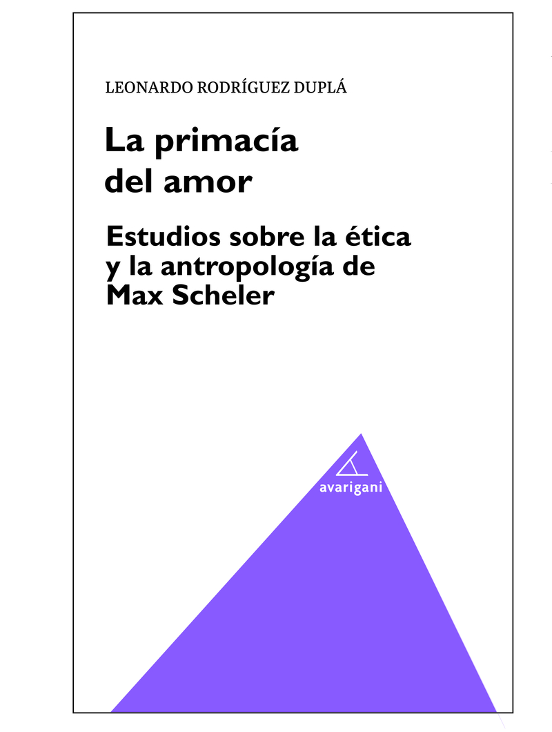 La primacía del amor: portada