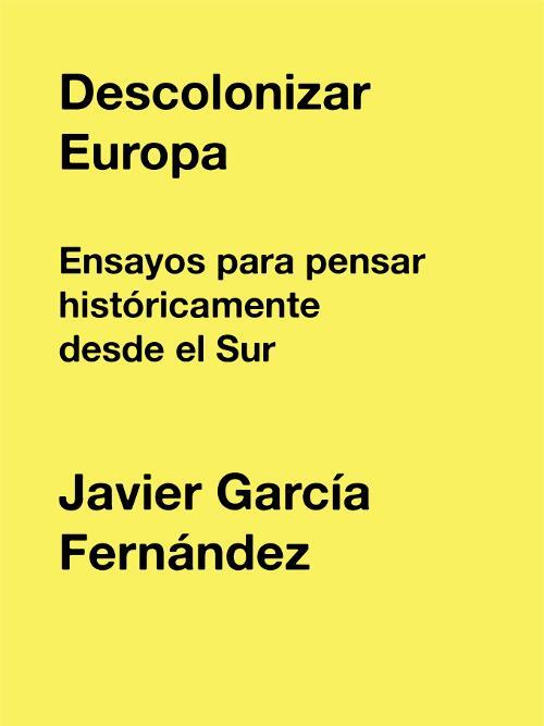 DESCOLONIZANDO EUROPA: portada