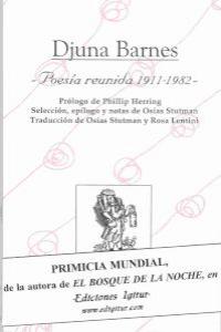 POESIA REUNIDA 1911 - 1982: portada