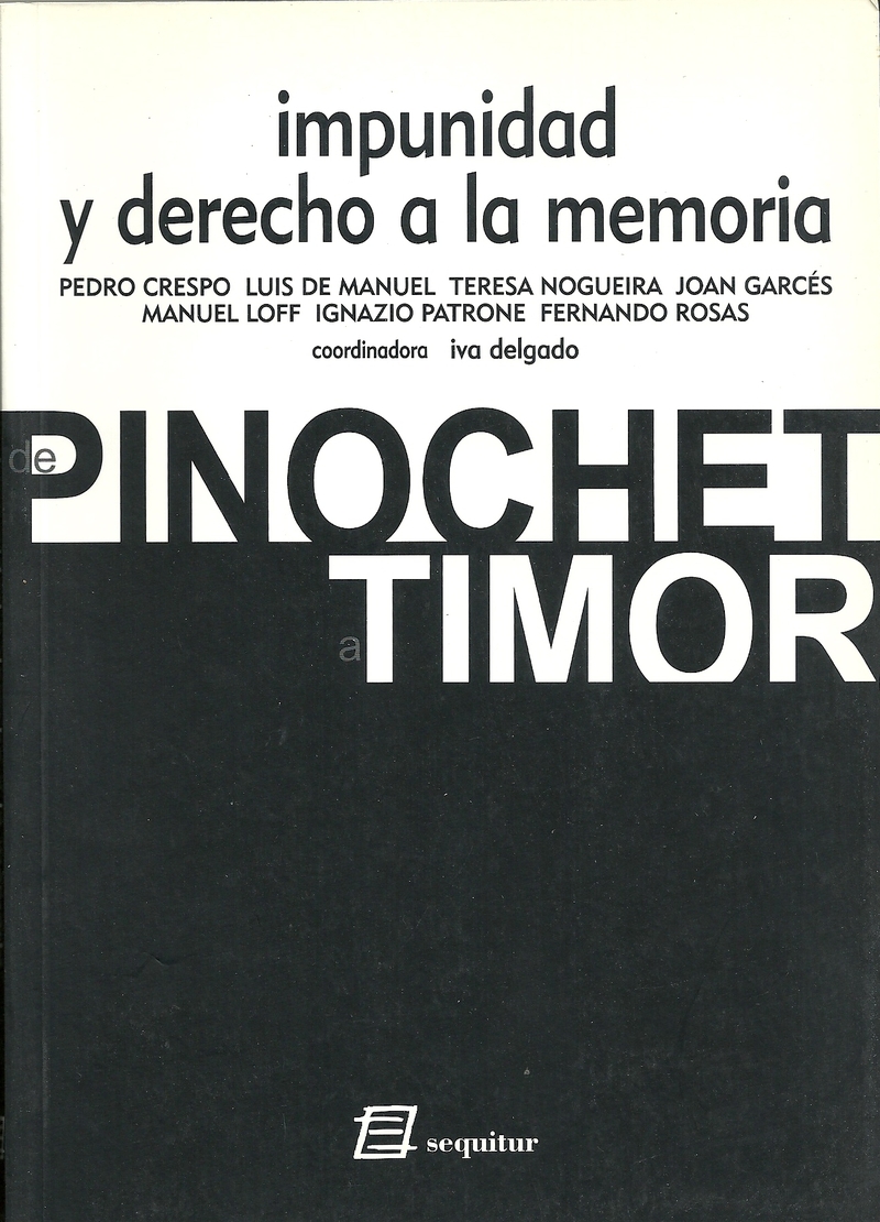 IMPUNIDAD Y DERECHO A LA MEMORIA: portada