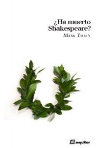 HA MUERTO SHAKESPEARE: portada