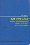 POR VIVIR AQUI ANTOLOGIA POETAS CATALANES: portada