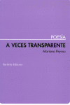 A VECES TRANSPARENTE: portada