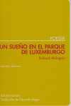 UN SUEñO EN EL PARQUE DE LUXEMBURGO: portada