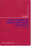 PUEDO ESCRIBIR LOS VERSOS MAS TRISTES ESTA NOCHE: portada