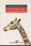 PRINCIPIO DE INCERTIDUMBRE: portada