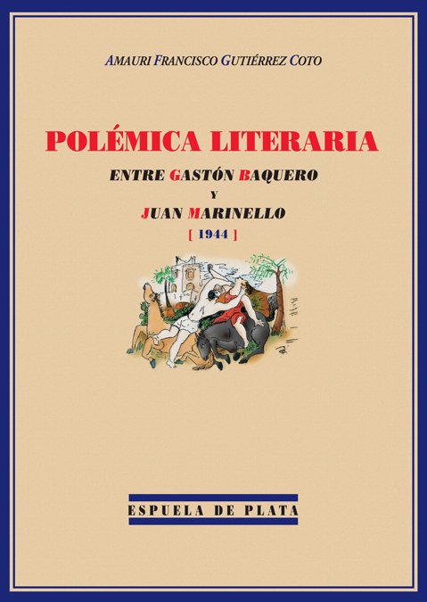 POLEMICA LITERARIA ENTRE GASTON: portada