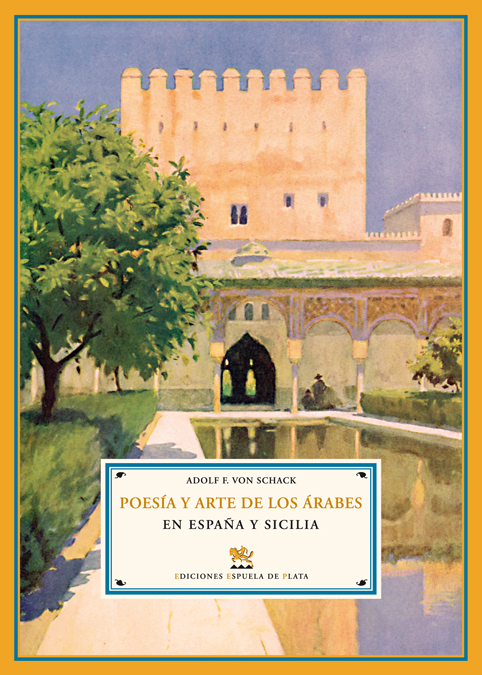 POESIA Y ARTE DE LOS ARABES EN ESPAA Y SICILIA: portada