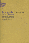 URGENCIA DE LA LIBERTAD,LA: portada
