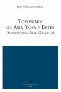 Toponimia de Aso, Yosa y Betés (Sobremonte, Alto Gállego): portada