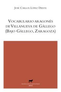 Vocabulario aragons de Villanueva de Gllego (Zaragoza): portada