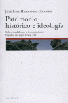 PATRIMONIO HISTORICO E IDEOLOGIA: portada