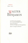 WALTER BENJAMIN O.C LIBRO I/VOL.2 - 2ED: portada