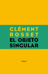 EL OBJETO SINGULAR: portada