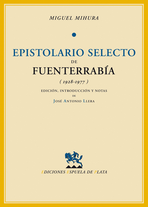 EPISTOLARIO SELECTO DE FUENTERR: portada