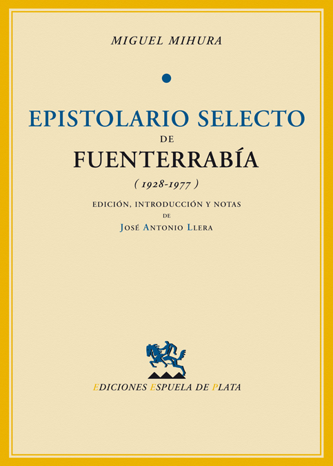 EPISTOLARIO SELECTO DE FUENTERR: portada