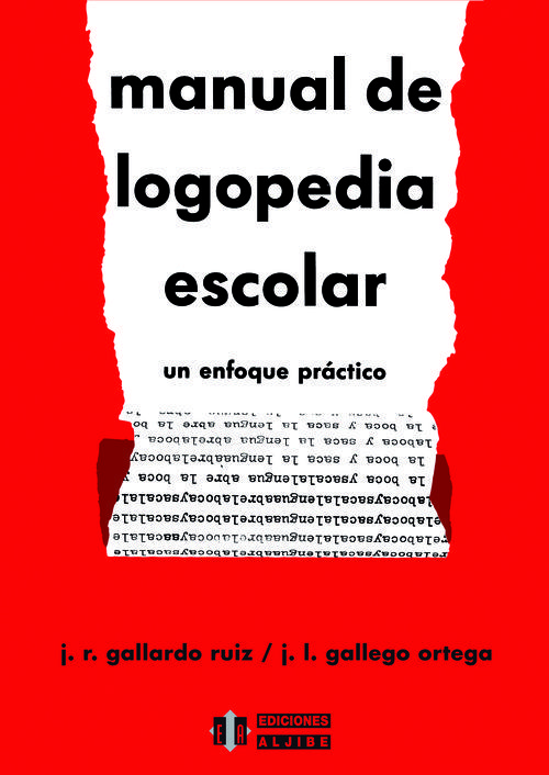 MANUAL DE LOGOPEDIA ESCOLAR: portada