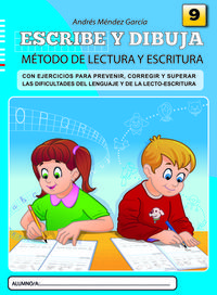 ESCRIBE Y DIBUJA 9: portada