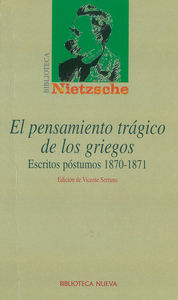 EL PENSAMIENTO TRÁGICO DE LOS GRIEGOS: portada