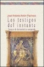 LOS TESTIGOS DEL INSTANTE: portada